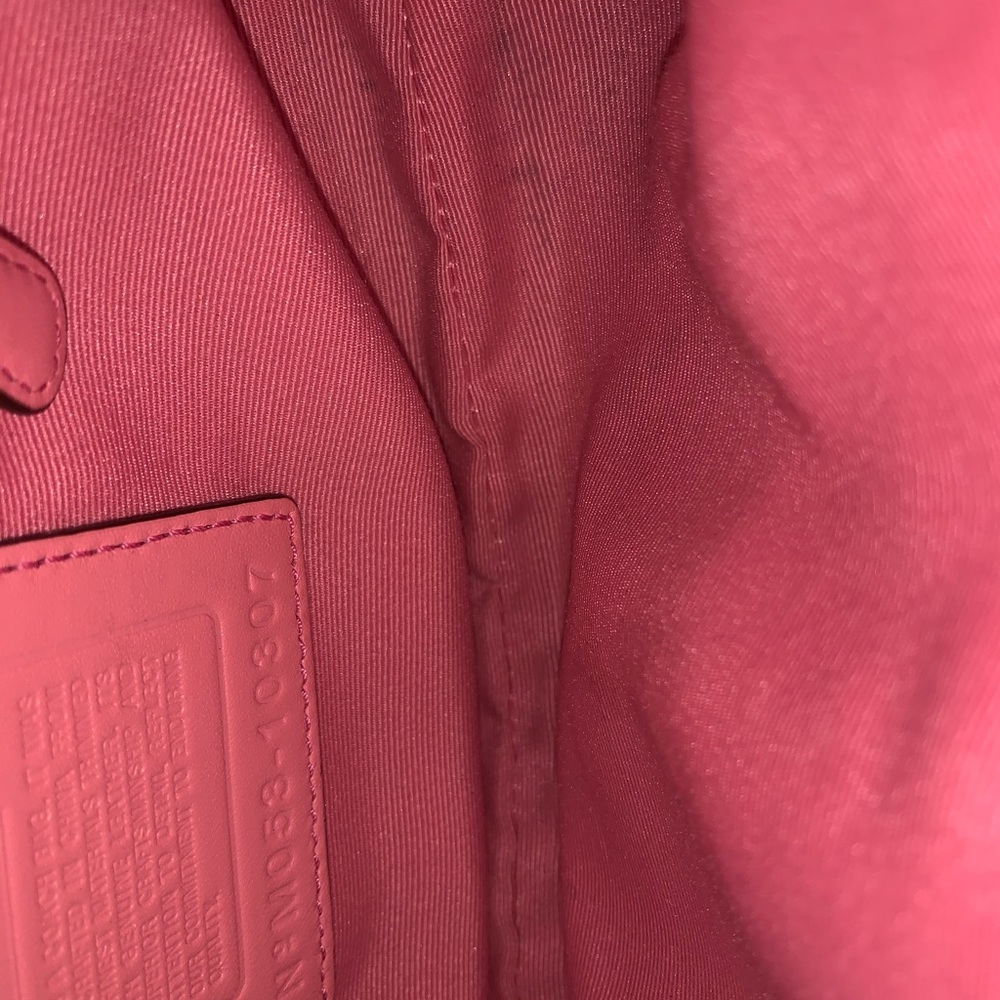 Coach Pink and Cream Women's Bag - Picture 6 of 7